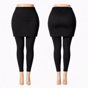 سيفتي ليجن أسود بسترة امامية وخلفية BLlack Safety Leggings double layer